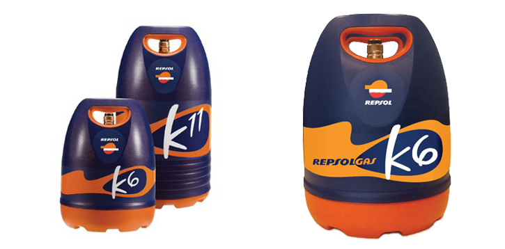 Garrafa leve com 6 kg e 11 kg gás Butano